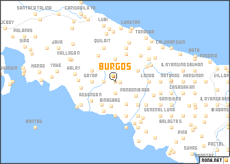 map of Burgos