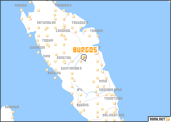 map of Burgos