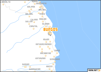 map of Burgos