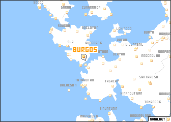 map of Burgos