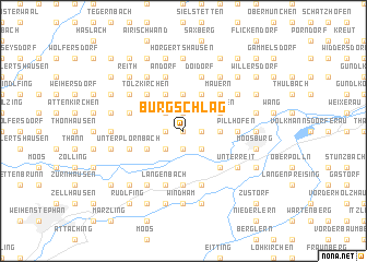 map of Burgschlag