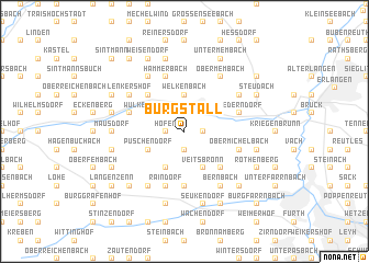 map of Burgstall