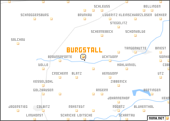 map of Burgstall