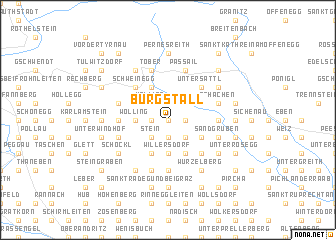 map of Burgstall