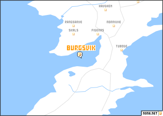 map of Burgsvik