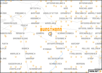 map of Burgthann