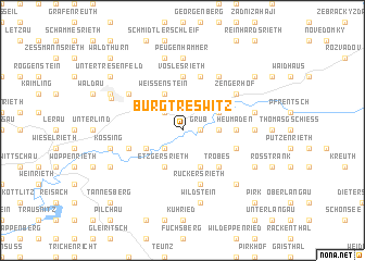 map of Burgtreswitz