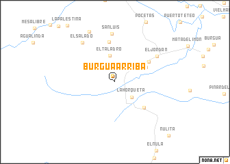 map of Burgua Arriba