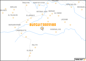 map of Burgüita Arriba