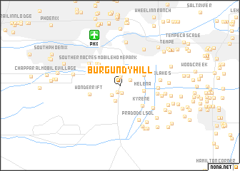 map of Burgundy Hill