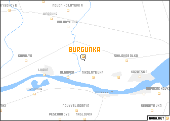 map of Burgunka