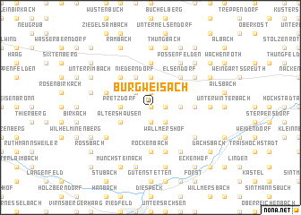 map of Burgweisach