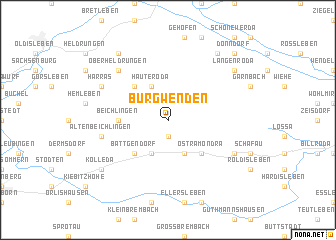 map of Burgwenden