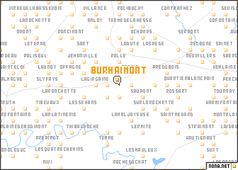 map of Burhaimont