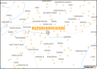 map of Būrha Khān ki Dhok