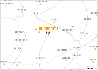 map of Burhaniye