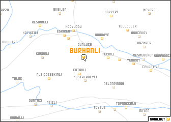 map of Burhanlı