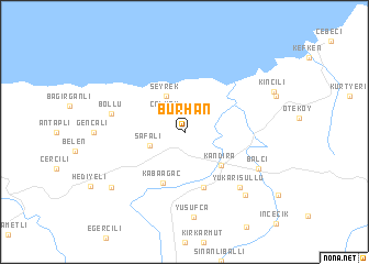 map of Burhan