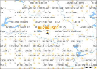 map of Bürhausen