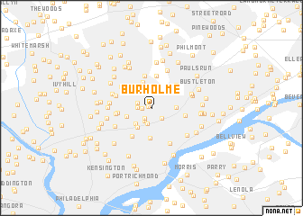 map of Burholme