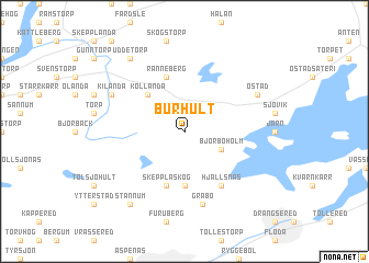 map of Burhult