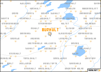 map of Burhult