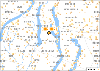 map of Burhwāl