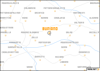 map of Buriano