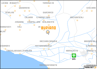map of Buriano