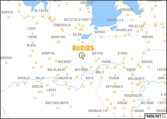 map of Burias