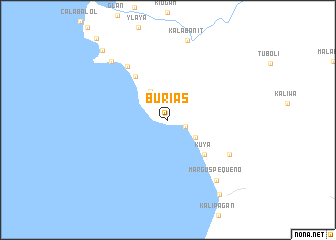 map of Burias