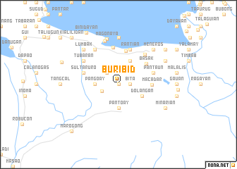 map of Buribid