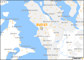 map of Burien