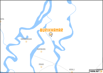 map of Buri Khāmār
