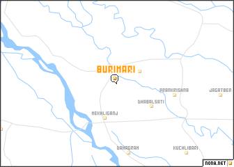 map of Burīmāri
