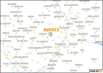 map of Burince