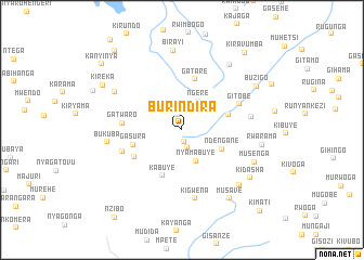 map of Burindira