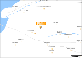 map of Burino