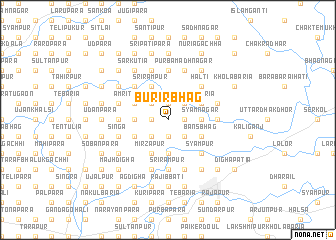 map of Burirbhāg