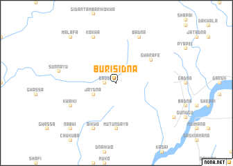 map of Burisidna