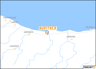map of Buritaca