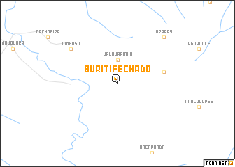 map of Buriti Fechado