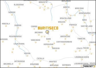 map of Buriti Seco