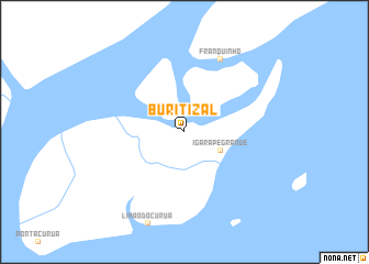 map of Buritizal