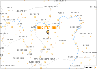 map of Buritizinho I