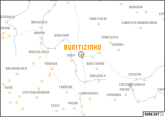 map of Buritizinho