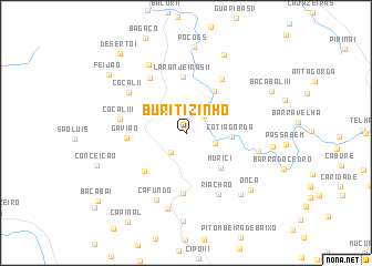 map of Buritizinho