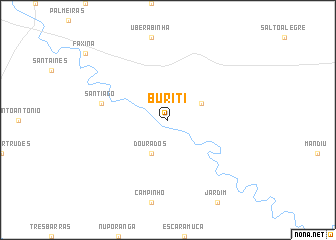 map of Buriti