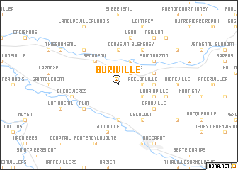 map of Buriville