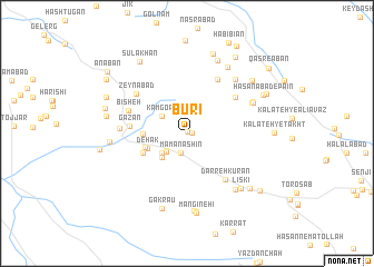 map of Būrī